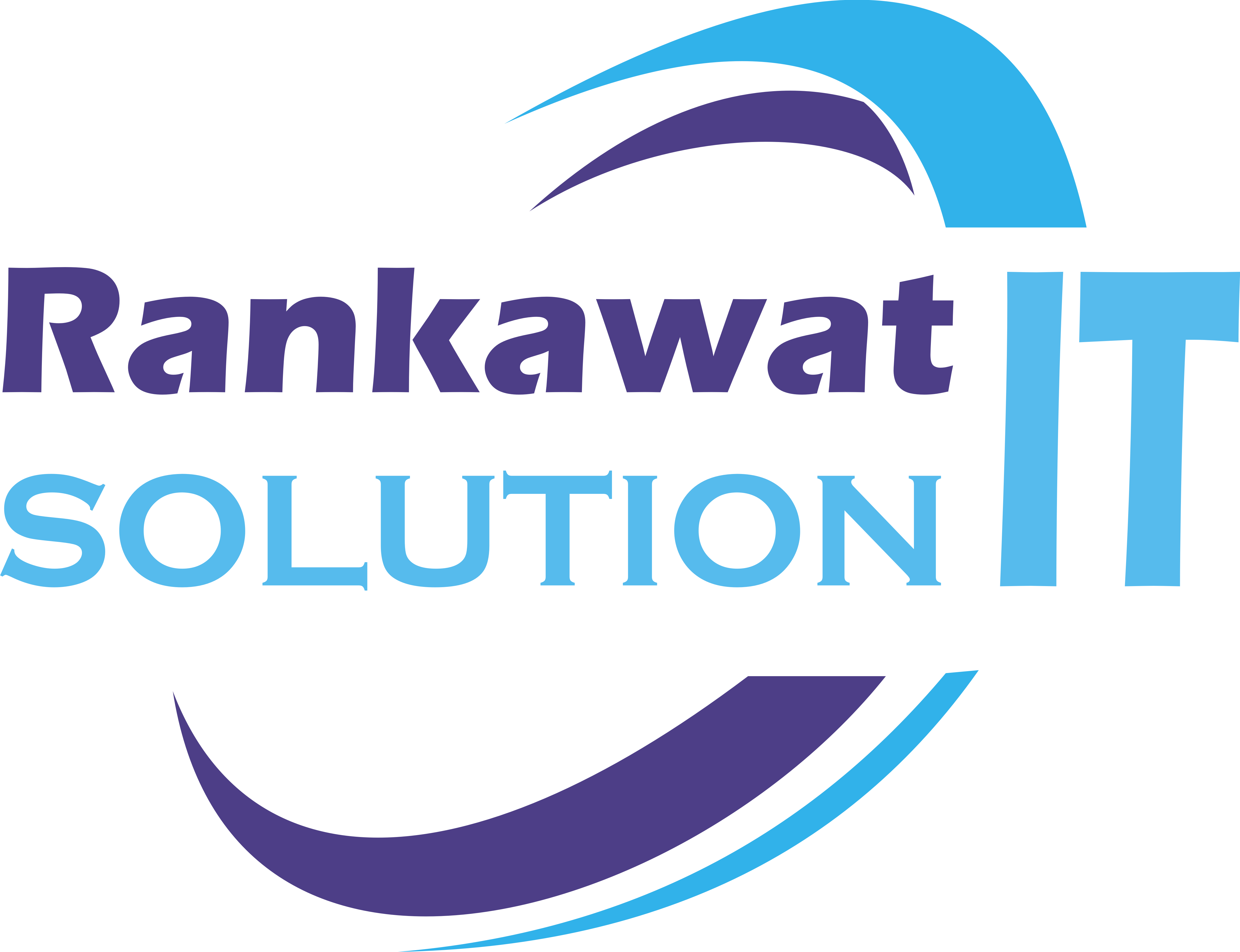 RANKAWAT IT SOLUTION WEBSITE LOGO